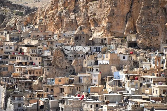 Het stadje Maaloula in Syrië. Met dank aan: ACI MENA