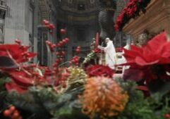 Paus Franciscus tijdens de nachtmis Dec 2021 (c) Vatican Media