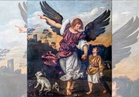 Titiaan, "Aartsengel Rafaël en Tobias", ca. 1542 (foto: Public Domain)