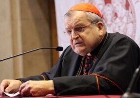 Kardinaal Raymond Burke. (foto: Edward Pentin / National Catholic Register)